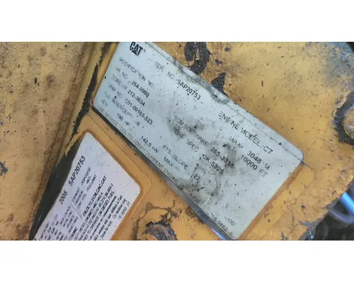 CAT C7 EPA 04 249HP AND BELOW ENGINE ASSEMBLY