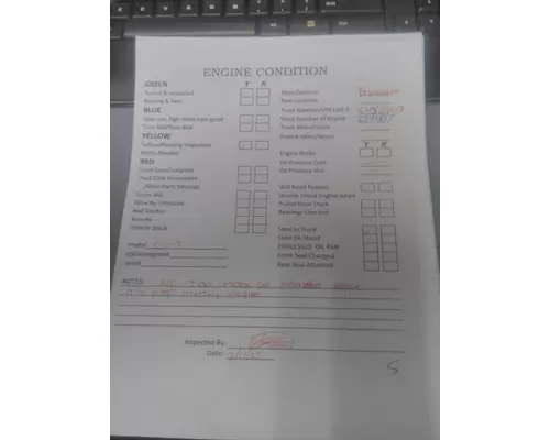 CAT C7 EPA 04 250HP AND HIGHER ENGINE ASSEMBLY