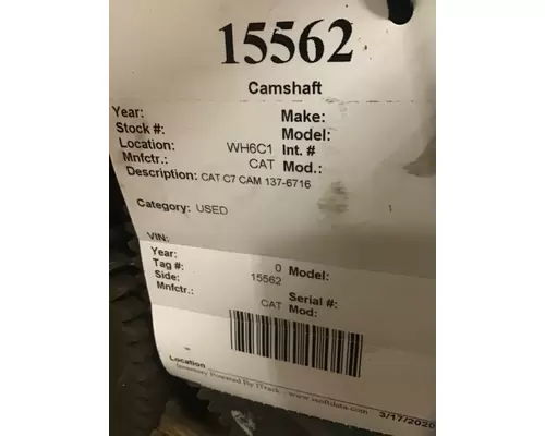 CAT C7 CAMSHAFT