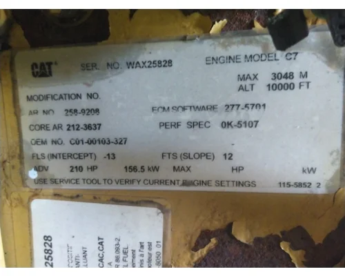CAT C7 ENGINE ASSEMBLY