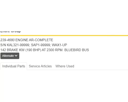 CAT C7 Engine Assembly