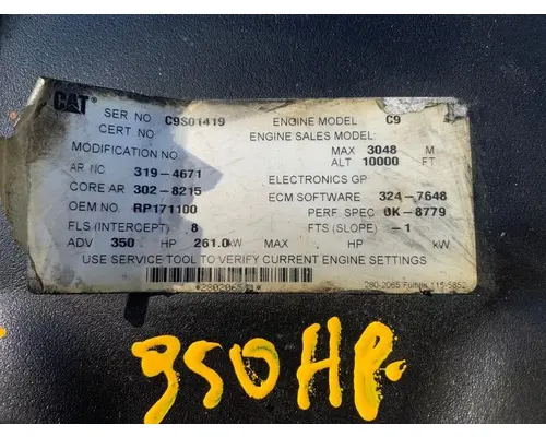 CAT C9 ACERT Engine Assembly