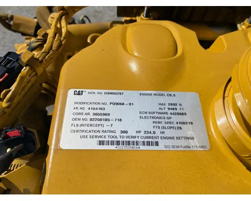 CAT C9.3 ACERT Engine Assembly