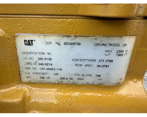 CAT C9 Engine Assembly