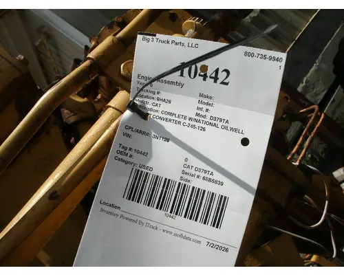 CAT D379TA Engine Assembly
