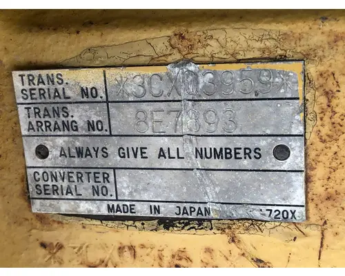 CAT D4H XL Equip Transmission