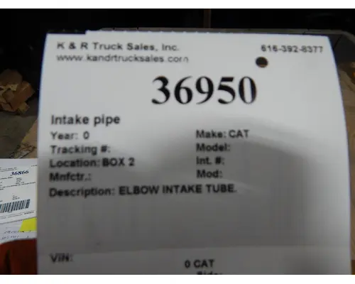 CAT  Charge Air Tube 370