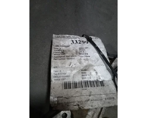 CAT  Engine Oil Cooler