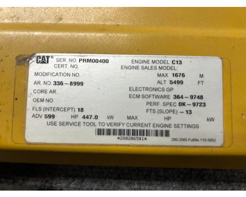 CAT  Engine Parts, Misc.