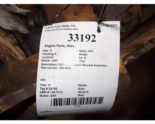 CAT  Engine Parts, Misc.