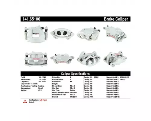 CENTRIC  Brake Caliper