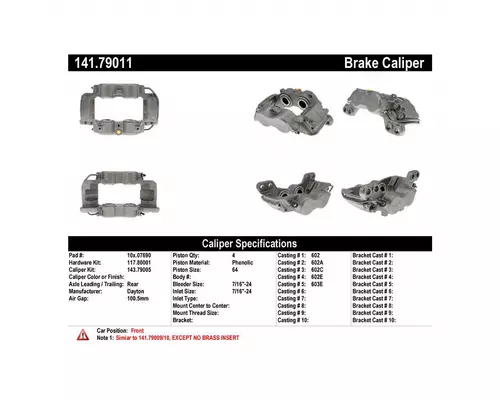 CENTRIC  Brake Caliper