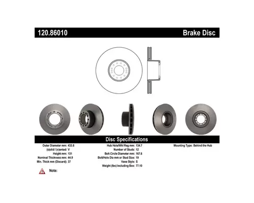 CENTRIC  Brake Rotor