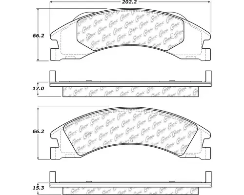 CENTRIC  Brake Shoes