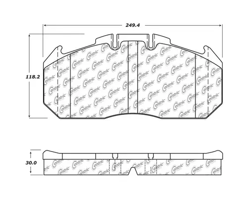 CENTRIC  Brake Shoes