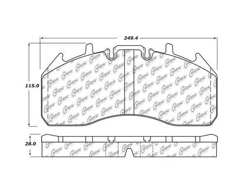CENTRIC  Brake Shoes