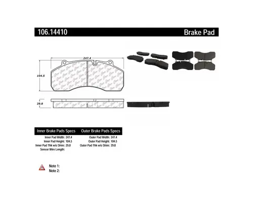 CENTRIC  Brake Shoes