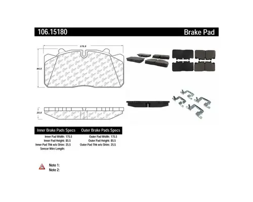 CENTRIC  Brake Shoes