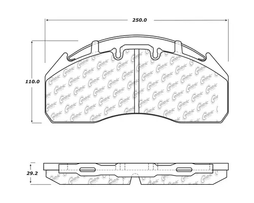 CENTRIC  Brake Shoes