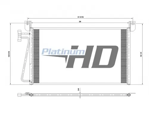 CHEVROLET C4500 AIR CONDITIONER CONDENSER