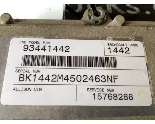 CHEVROLET C4500 ECM (Transmission)