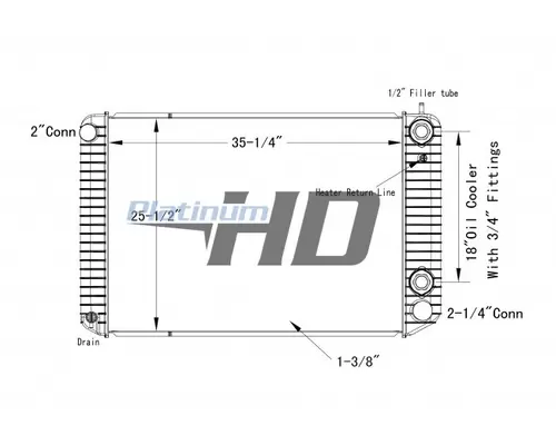 CHEVROLET C60 RADIATOR ASSEMBLY