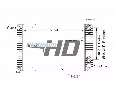 CHEVROLET C60 RADIATOR ASSEMBLY