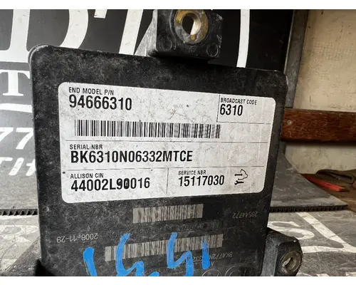 CHEVROLET C6500 ECM (Transmission)