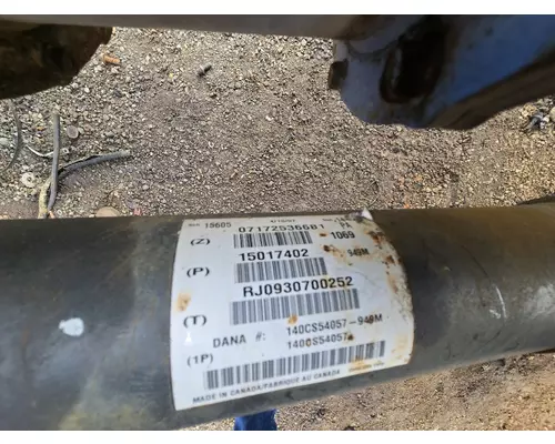 CHEVROLET C7500 Drive Shaft, Rear