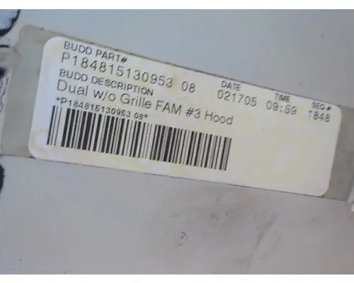 CHEVROLET C7500 Hood