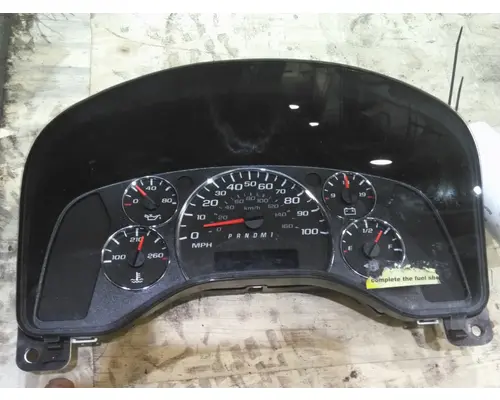 CHEVROLET EXPRESS 2500 GAUGE CLUSTER