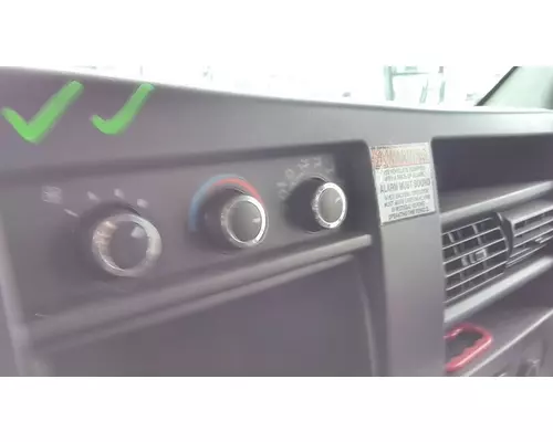 CHEVROLET EXPRESS 4500 TEMPERATURE CONTROL