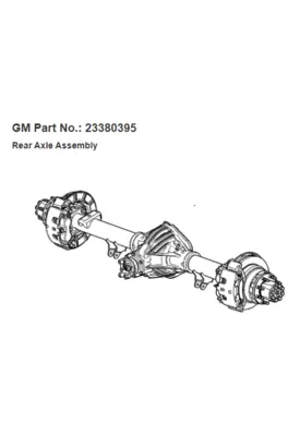 CHEVROLET Express Axle Assembly, Rear (Single or Rear)