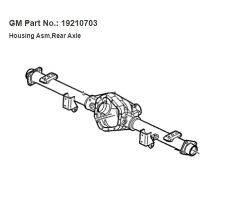 CHEVROLET Express Axle Assembly, Rear (Single or Rear)