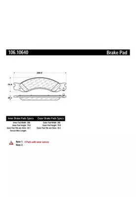 CHEVROLET Kodiak C4500 Brake Shoes