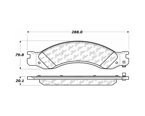 CHEVROLET Kodiak C4500 Disc Brake Pad