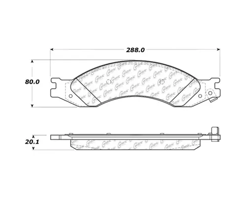 CHEVROLET Kodiak C4500 Disc Brake Pad