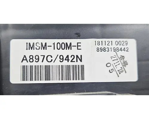 CHEVROLET W4500 Instrument Cluster