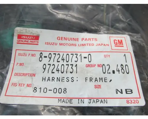 CHEVROLET W5500 Engine Wiring Harness