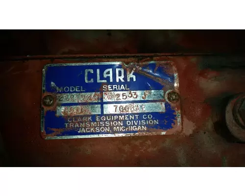 CLARK 282-V Transmission Assembly