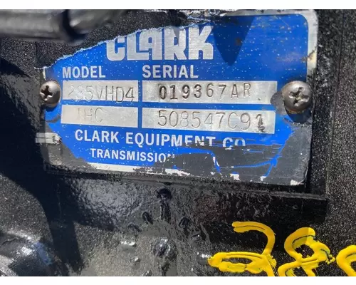 CLARK 285VHD4 Transmission Assembly