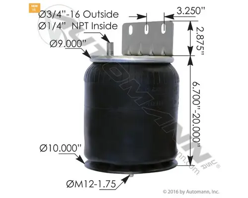 CONTINENTAL 910S-16 AIR BAG (SPRING)