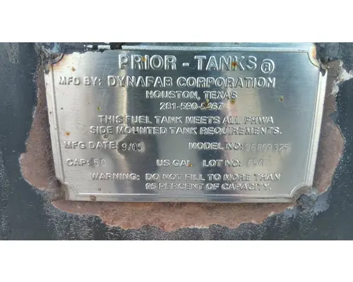 CRANE CARRIER LE FUEL TANK