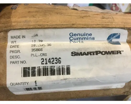 CUMMINS 2 GROOVE PULLEY
