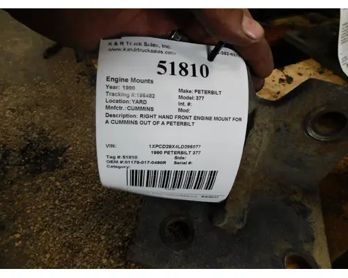 CUMMINS 387 Engine Mounts