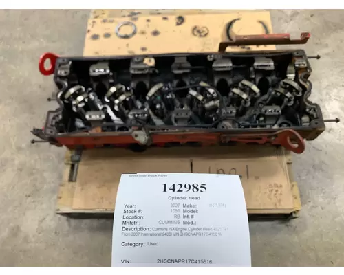 CUMMINS 4925774 Cylinder Head