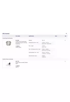 CUMMINS 855 Engine Reman Kit