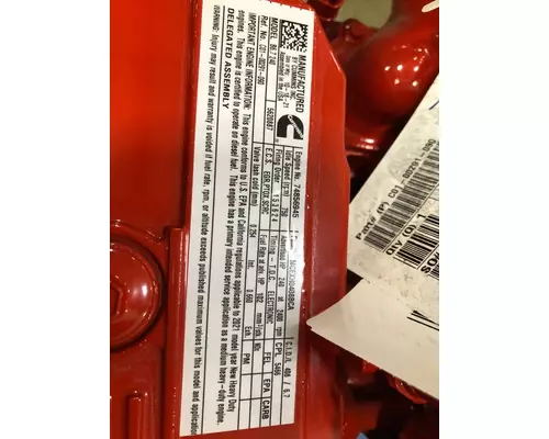 CUMMINS B6.7 Engine Assembly