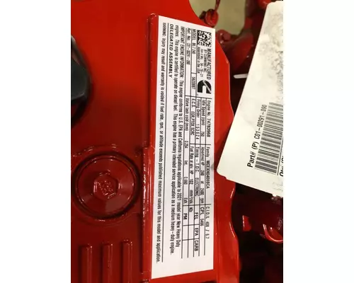 CUMMINS B6.7 Engine Assembly