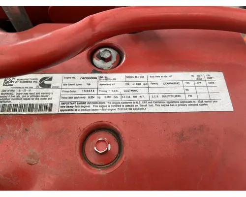 CUMMINS B6.7 Engine Assembly